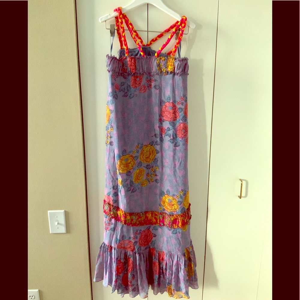 NEON POP FLORLA PRINT MAXI